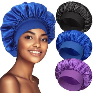WTUH – Conjunto de 3 toucas para mulheres, touca de cetim para usar durante o sono.