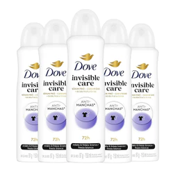 Kit Desodorante Aerosol Dove Invisible Care 150ml - 5 unidades