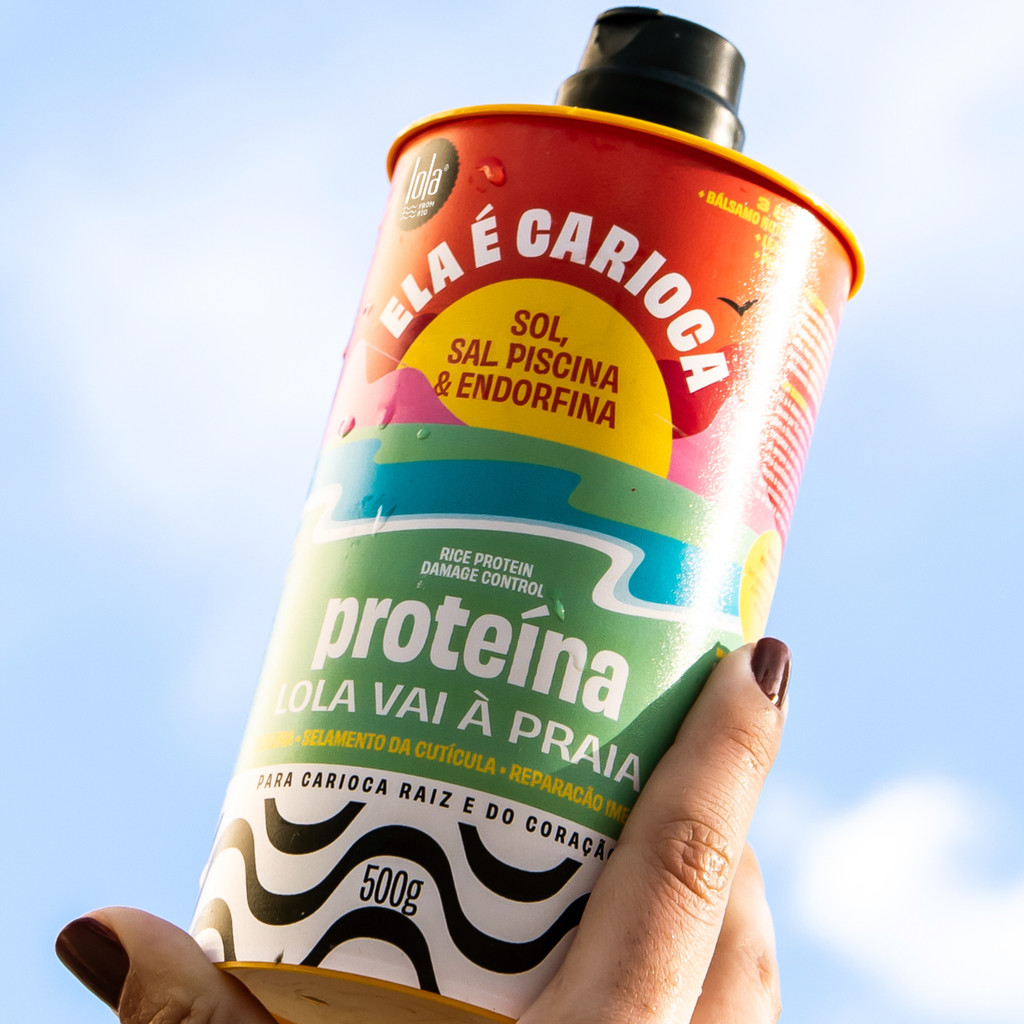 Proteína 3 em 1 Lola From Rio Ela é Carioca Lola Vai à Praia 500ml — imagem 2 de 2