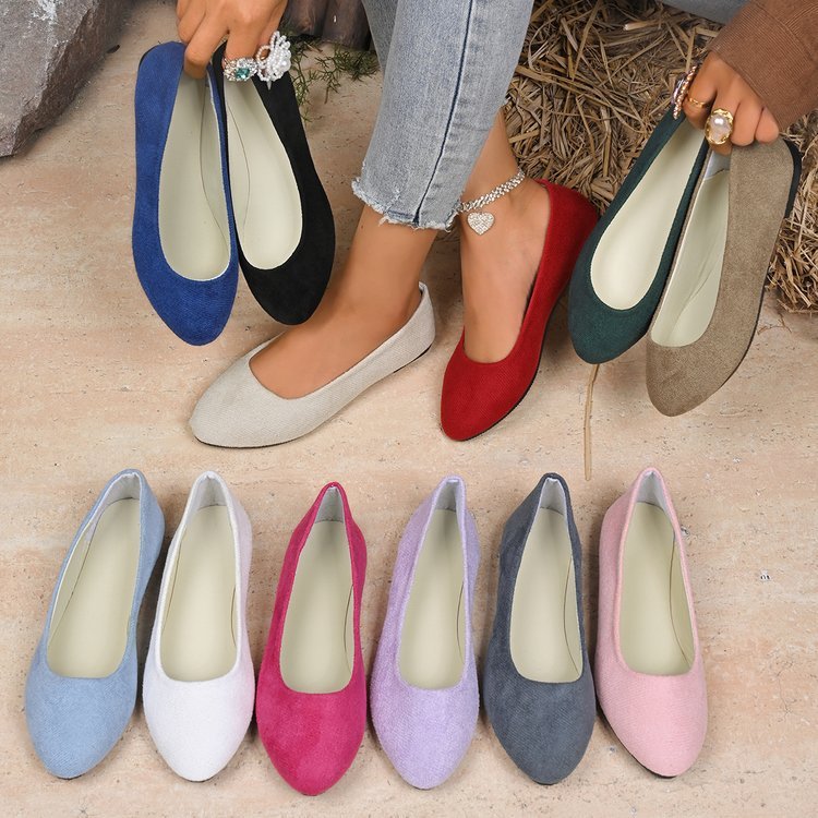 2025 primavera outono sapatos 43 plana Casual respirável leve sola macia antiderrapante sapatos de trabalho