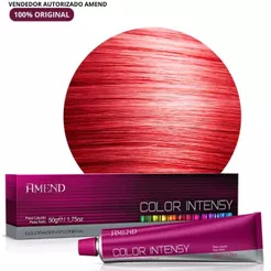 Coloração 0.6 Vermelho Intensificador Color Intensy Amend Cosmetics 50g