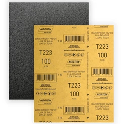 Folha de lixa D'água 225 x 275 mm - T223 - Norton