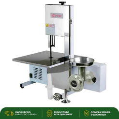 Serra Fita para Cortar Carne e Osso com Moedor Botini B15209 1/3CV Bivolt
