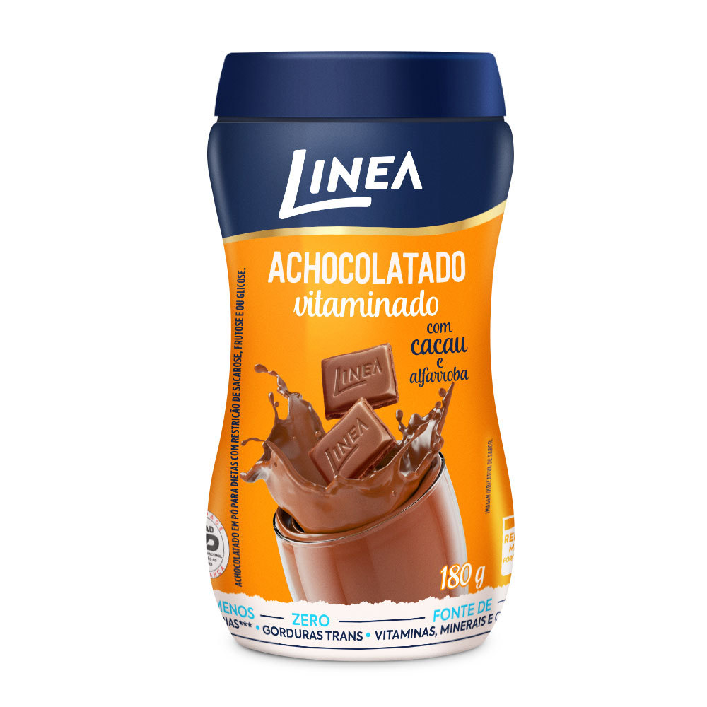 Achocolatado em pó Linea de 180g
