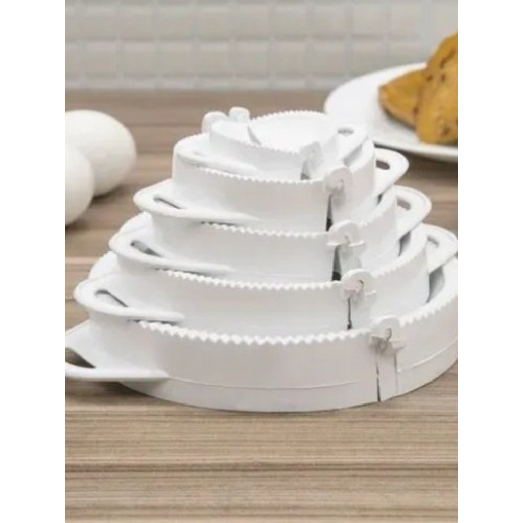 Conjunto Kit 5 Tamanhos Forma Molde Pastel Salgados Risole KEITA