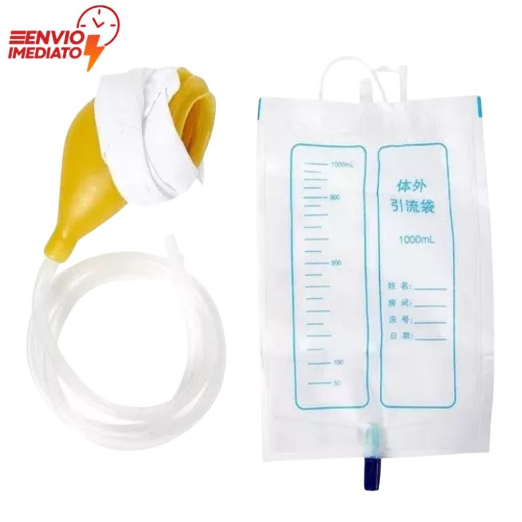 Bolsa Coletor de Urina Ajustável Reutilizáveis Incontinência Masculina Cadeirante em Oferta na Shopee