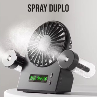 Ventilador Portátil Recarregável Silencioso 4 Velocidades Umidificador MaxMay