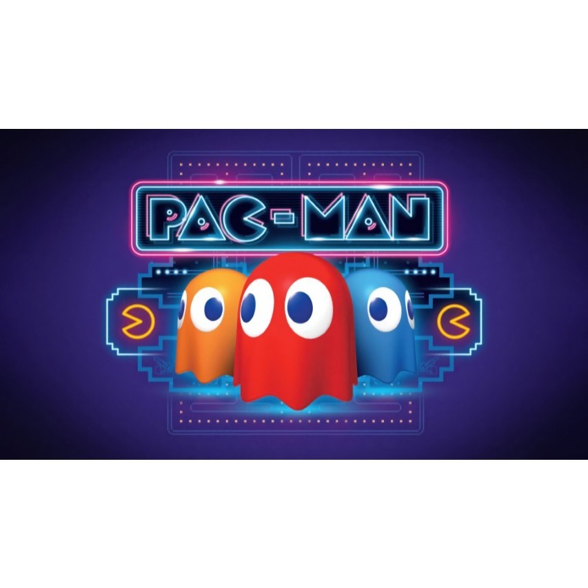 Top Painel pac-man, jogo, game, retangular de lona para decoração de festa de aniversário infantil. Várias medidas.