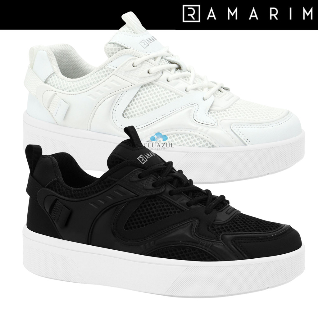 Tênis Feminino Ramarim Flatform Casual Conforto Original Leveza em Oferta na Shopee
