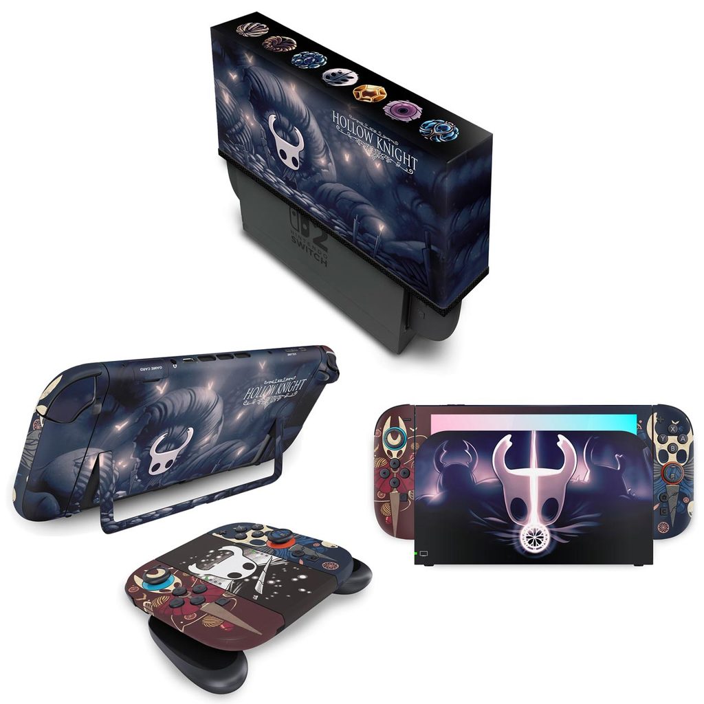 Kit Capa e Skin Anti-Rage para Nintendo Switch 2 - Hollow Knight