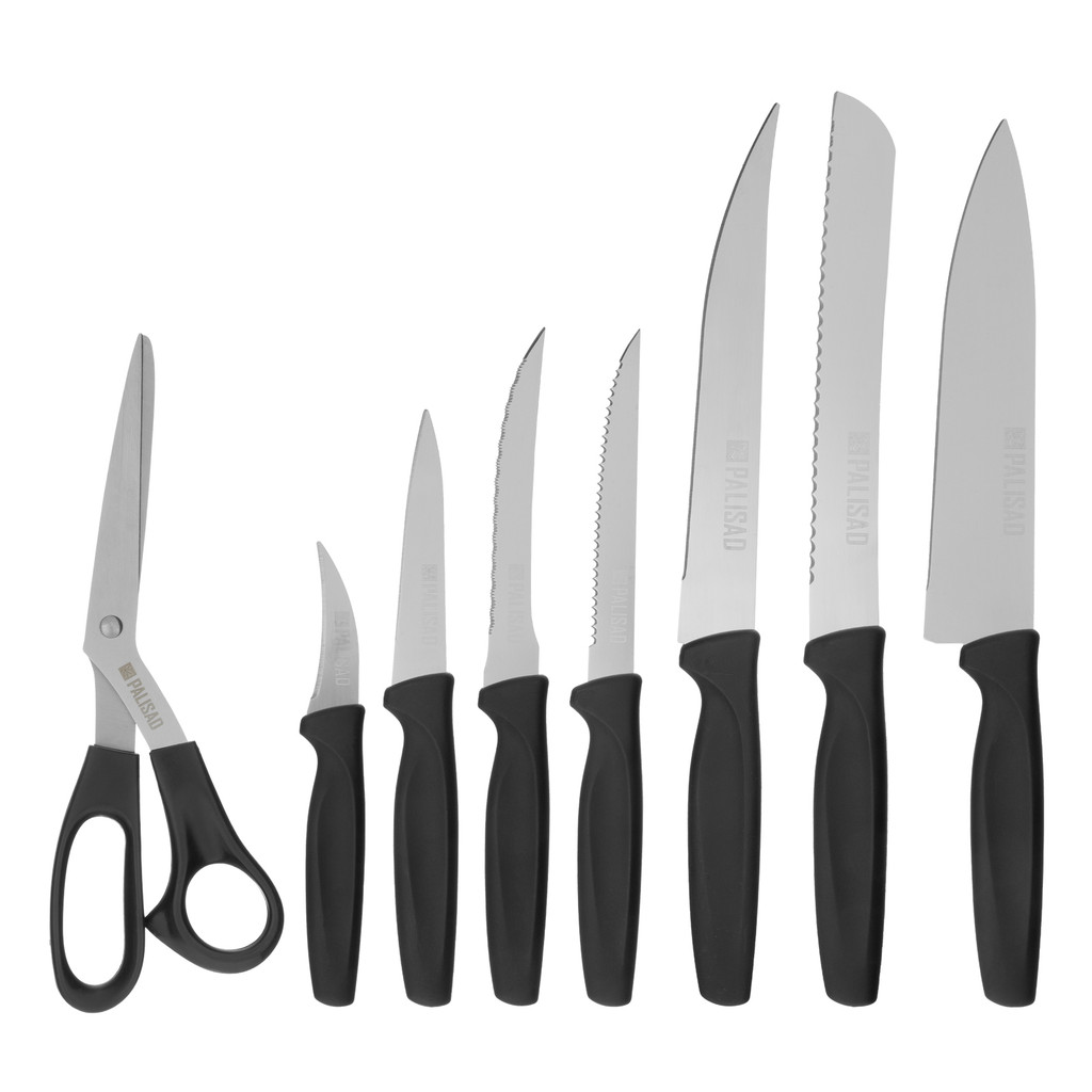 JOGO DE FACAS, USO DOMESTICO, 8PCS // PALISAD em Oferta na Shopee