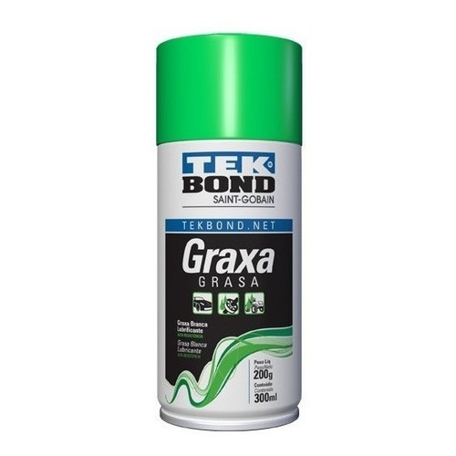 Graxa Branca Tekbond Lubrificante Alta Resistência 300 Ml