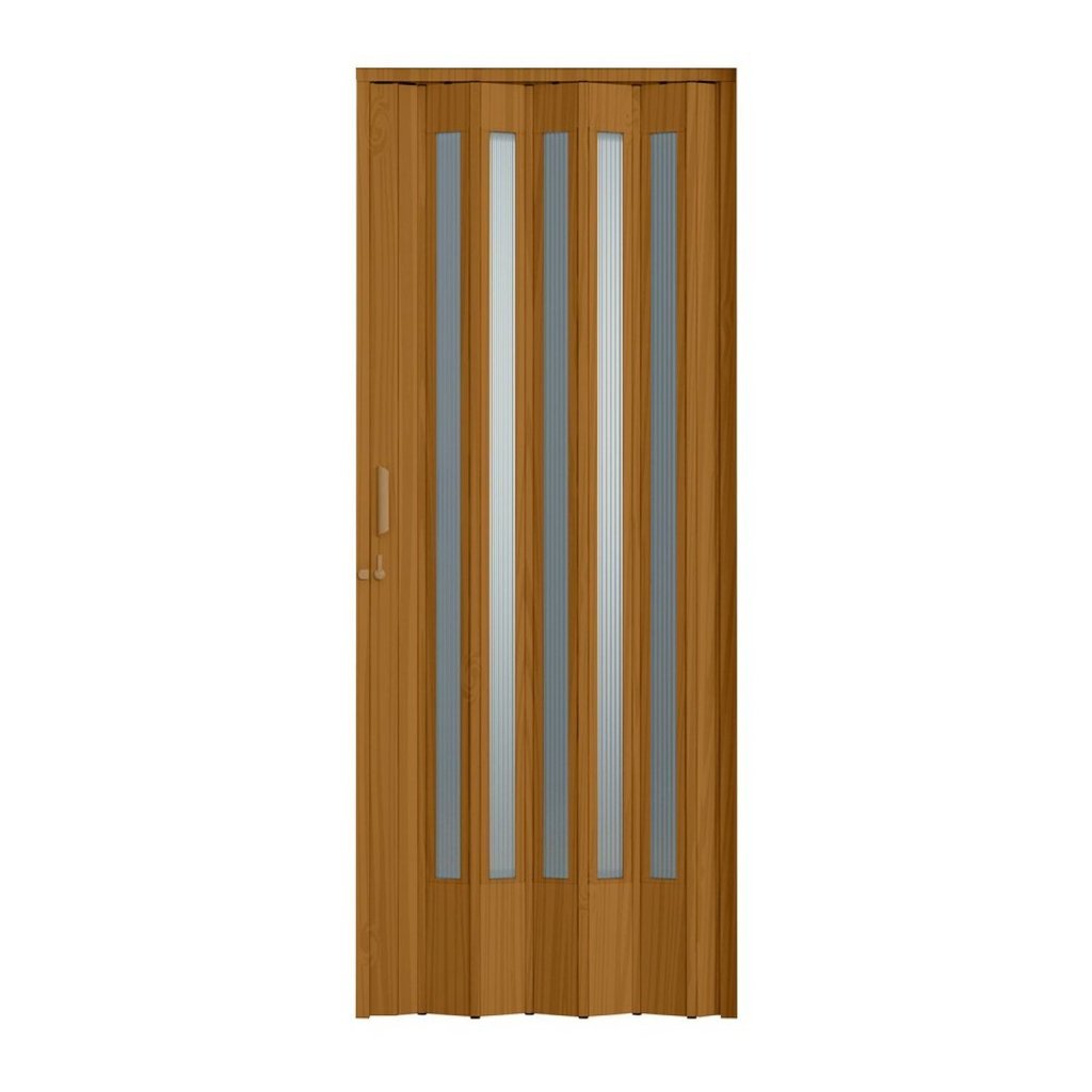 Porta Sanfonada de PVC Translucida 210cm x 72cm Plastporta BCF Cerejeira com Translucido em Oferta na Shopee