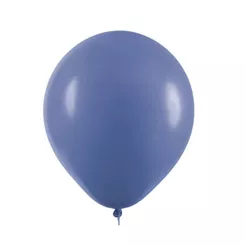 Balão de Festa Redondo Profissional Látex Liso - Azul Jeans - 1 unidade - Art-latex - Rizzo