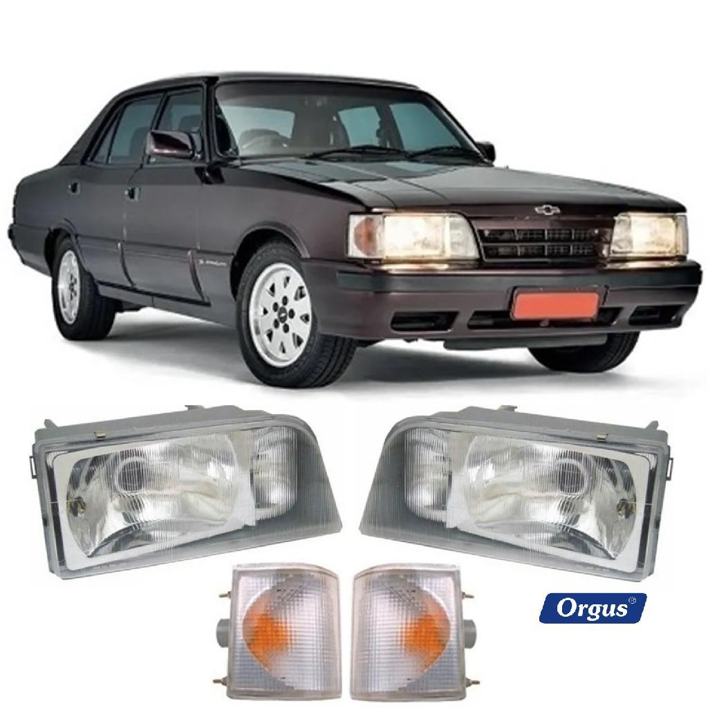 Par Farol Opala 88 89 90 91 92 Com Pisca Cristal