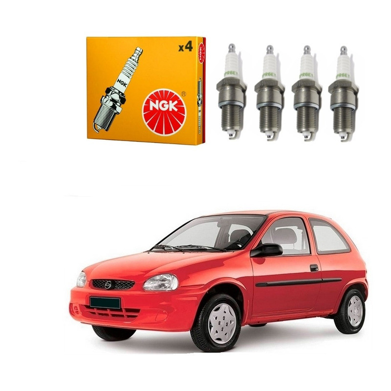 Jogo Velas Ngk Corsa 1.0 8v 1998 A 2002