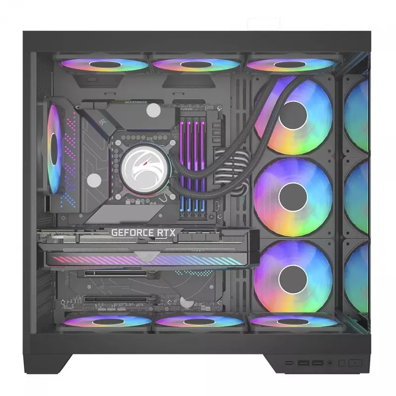 Gabinete Gamer SuperFrame Vhagar ATX Preto — foto 5