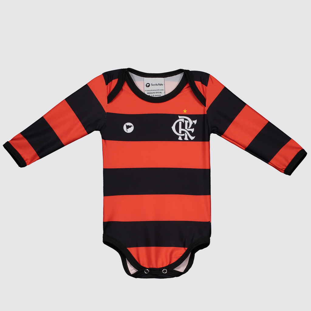 Body Proteção UV Manga Longa Flamengo