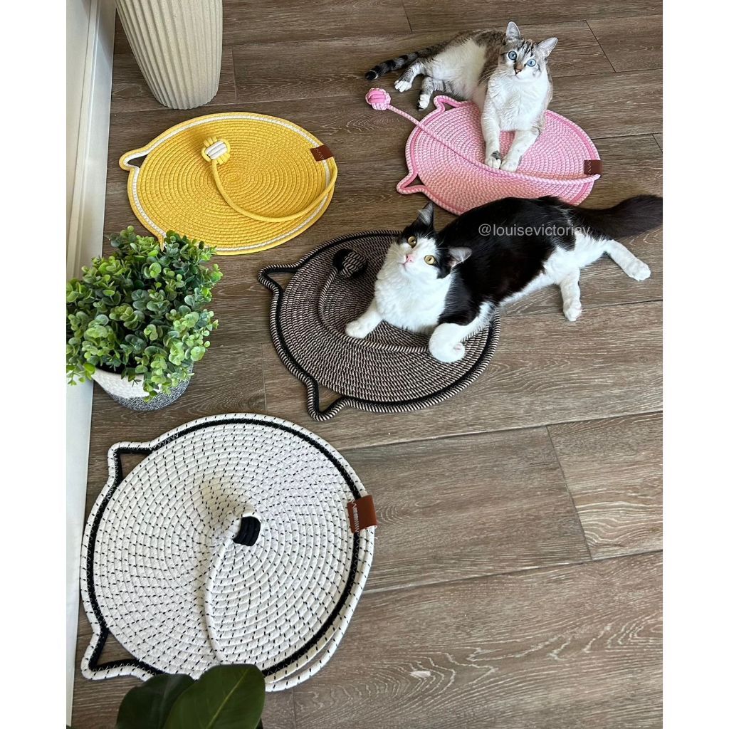 Tapete Arranhador Brinquedo Gato/ Interativo/ Limpa Pata em Oferta na Shopee