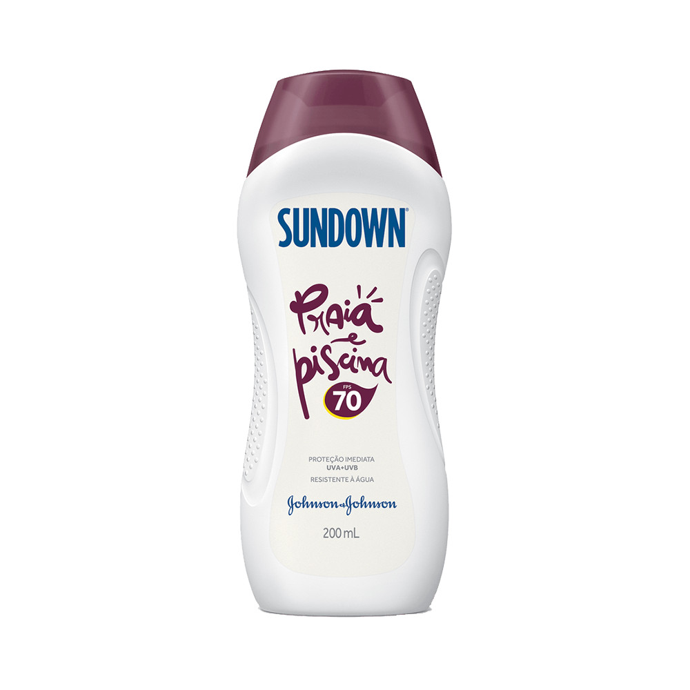 Protetor Solar Sundown FPS70 Praia e Piscina 200ml
