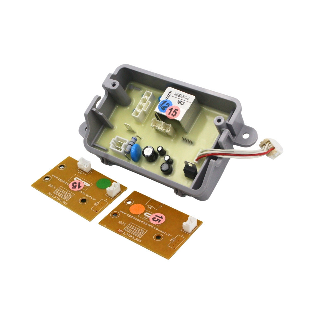 Placa De Potencia E Interface Lavadora Brastemp Bwk11 V2 Biv Cp - 3621527