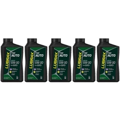 Kit 5 Oleo Motor Lubrax 5w30 Valora Offroad Acea Ac3