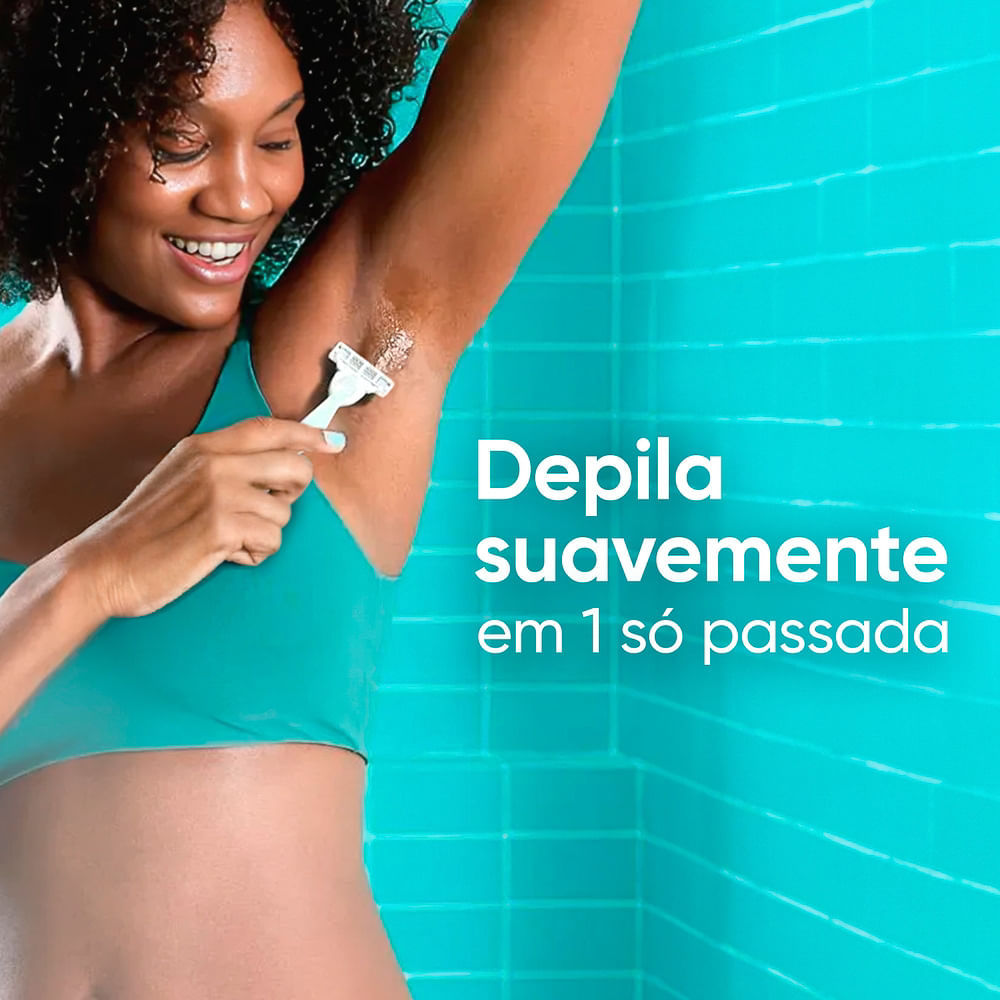 Detalhes do Aparelho de Depilar Recarregável Gillette Venus Pele Sensível 1 Unidade