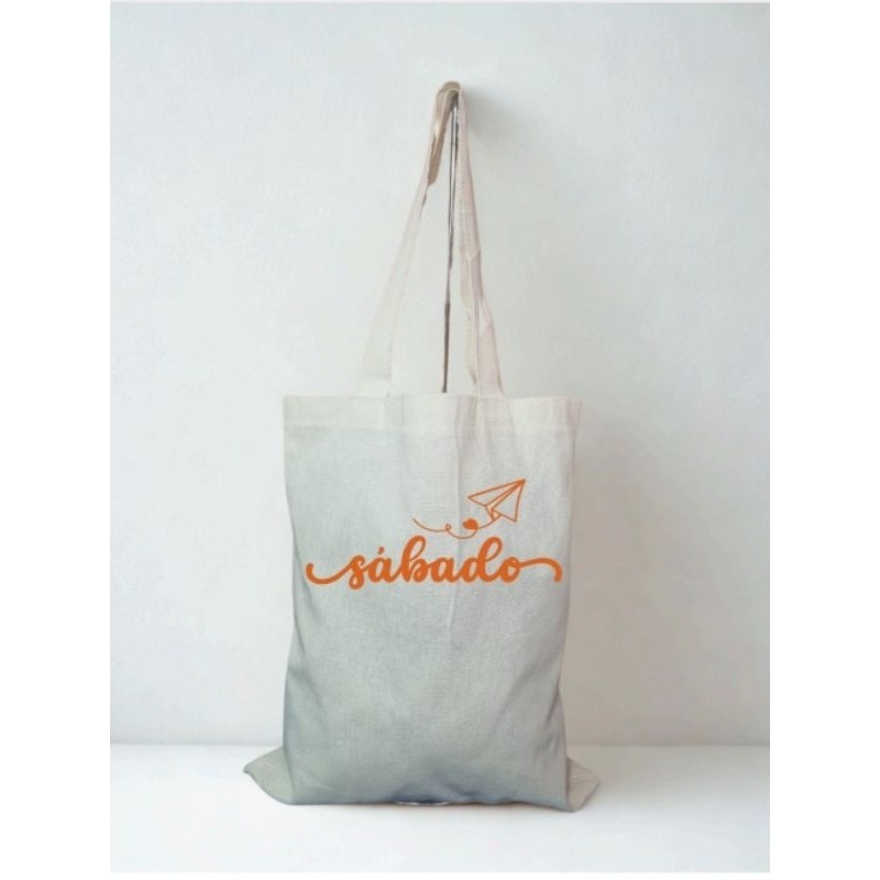 Bolsa ecobag personalizada com dias da semana  PROMOÇÃO