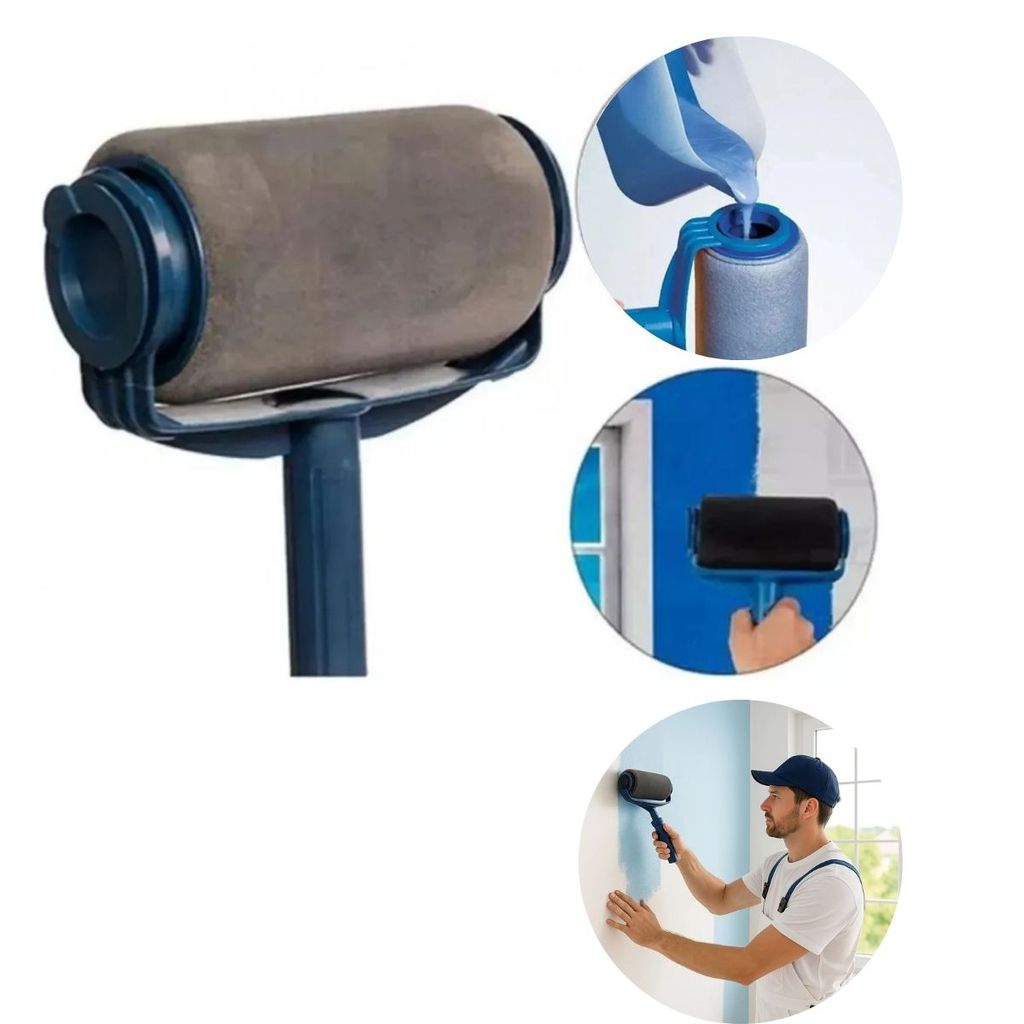 Rolo De Pintura Com Reservatório Apartamento Casa Sem Sujeira em Oferta na Shopee