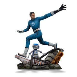 Estátua Mr. Fantastic and H.E.R.B.I.E 1/10 - Fantastic Four - Art Scale 1/10 - Iron Studios em Oferta na Shopee