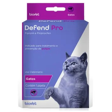 Defend Pro Tratamento Antipulgas para Gatos - 1 Pipeta
