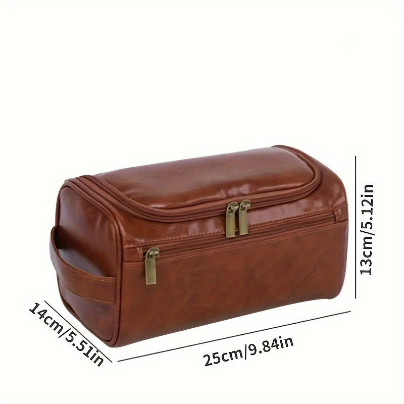 Maleta de Viagem Masculina Grande Capacidade, Necessaire Dobrável para Barbear, Organizador Portátil rajork moda — imagem 2 de 2