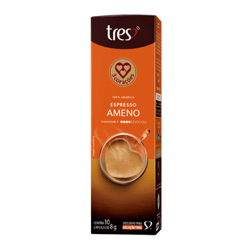 Capsula de Café Espresso Ameno 3 Corações 10 unid