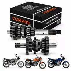 Kit Câmbio Completo Honda CG 150 Titan KS 2009 a 2013 Engrenagens de Transmissão