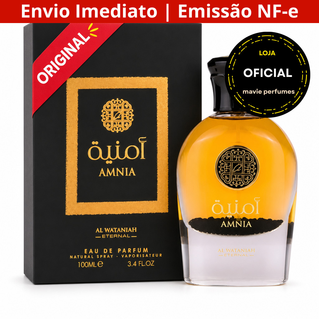 Perfume Árabe Amnia Al Wataniah Unisex EDP 100ml Original
