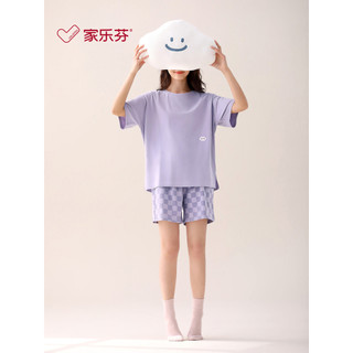 Carrefen pijamas senhoras verão puro algodão de manga curta Shorts Loungewear verão estilo fino Casual exterior Wearable