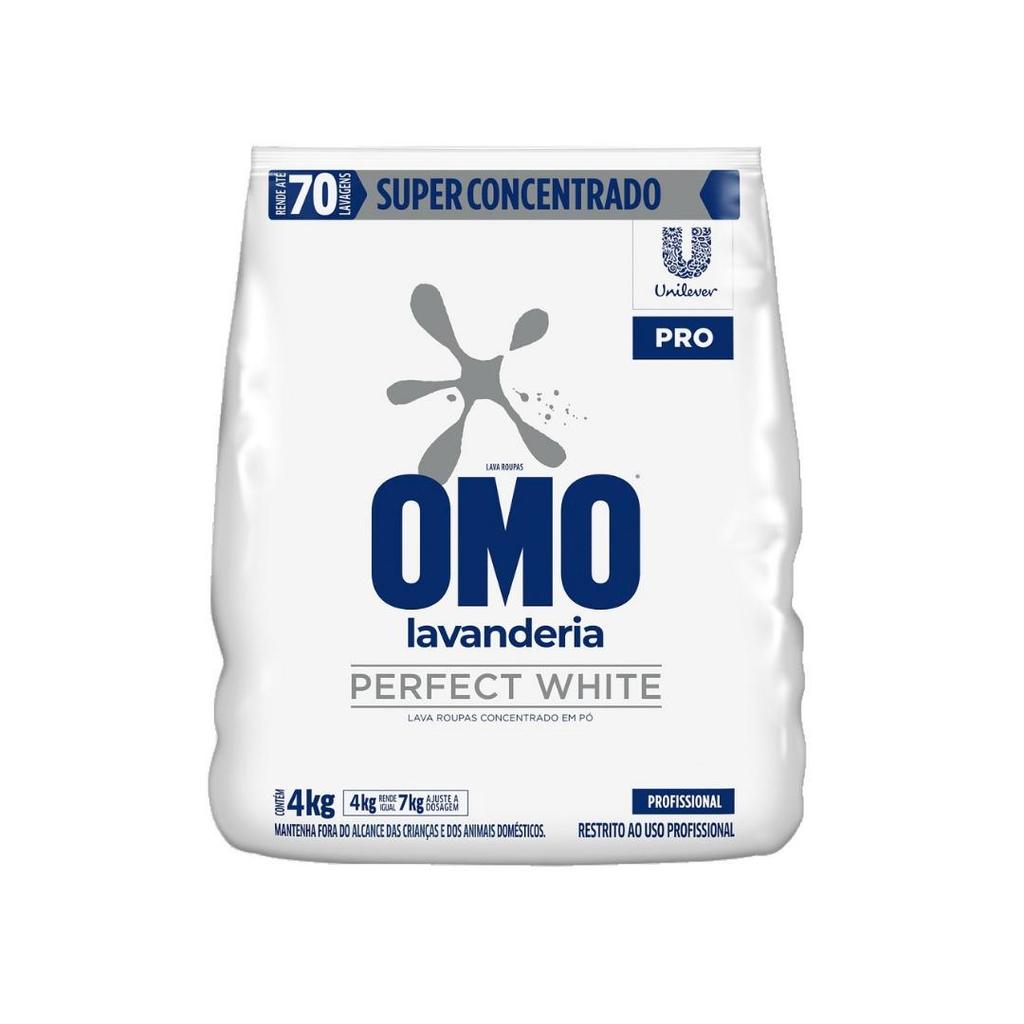 Lava Roupas Pó 4KG Omo White