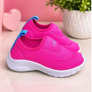 Tênis Infantil Feminino Calce Fácil Menina Casual. Linda, leve e confortavel para sua peq…