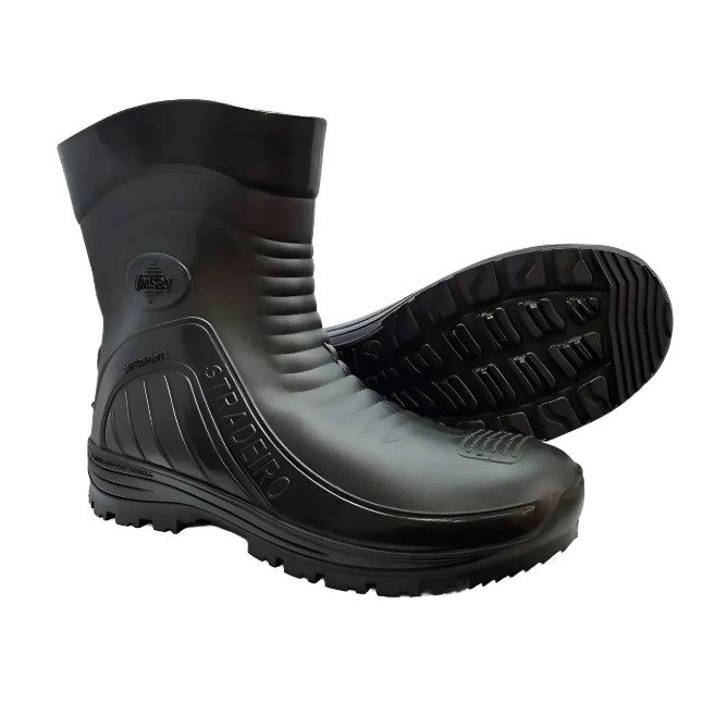 Bota Impermeável Chuva Moto Motociclista Motoqueiro com Ca