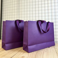 SACOLA DE PAPEL M - 35X25X10 - 5 UNIDADES