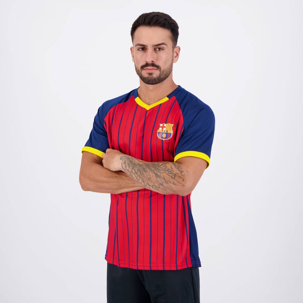 Camisa Barcelona Culés 10 Lamine Yamal Vermelha · foto 2