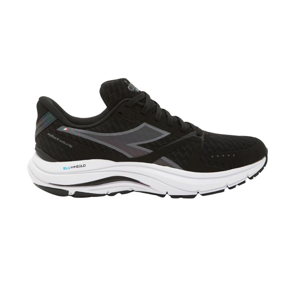 Imagem Tênis de Corrida Diadora Mythos Blushield 8 Vortice HIP W Feminino Preto