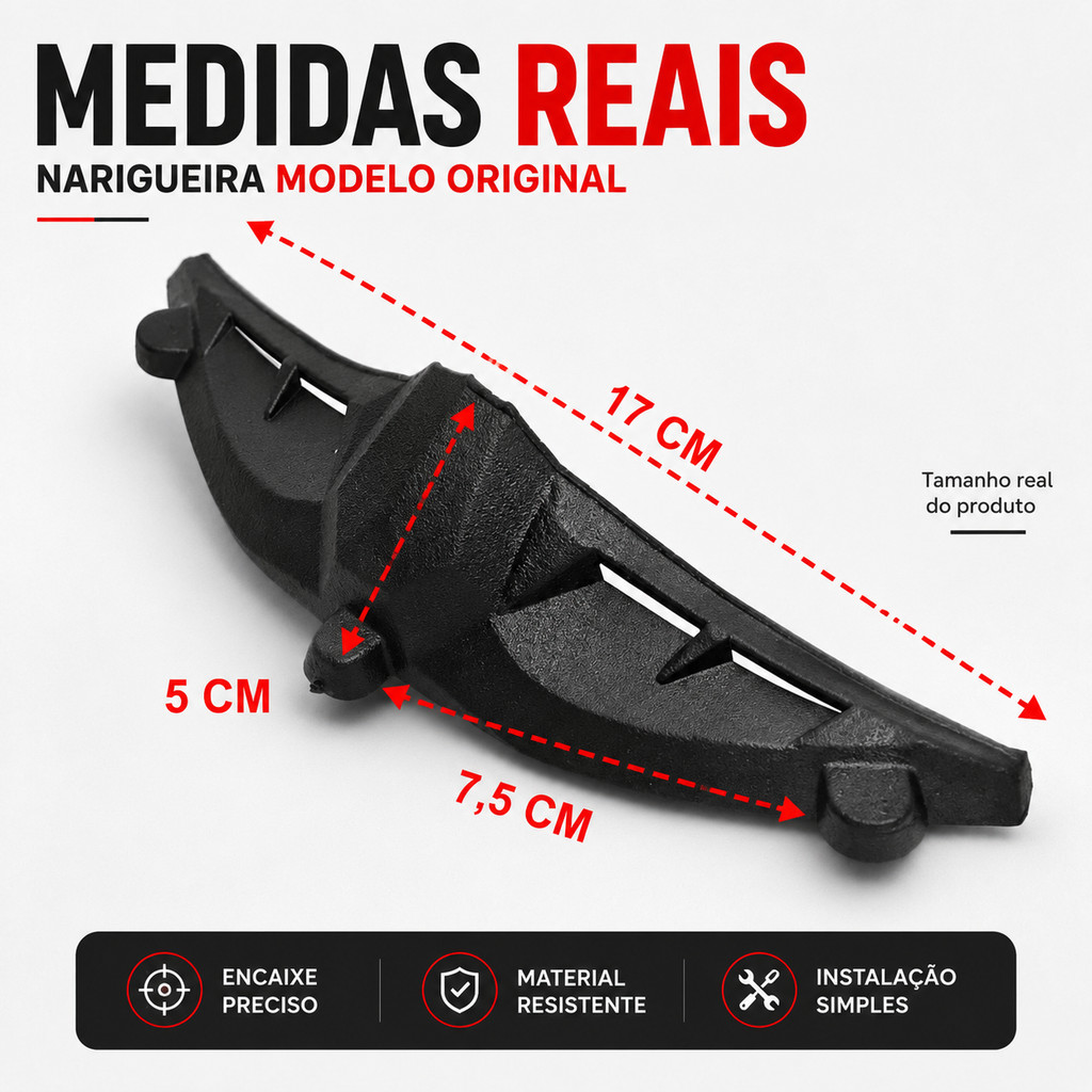 Narigueira Modelo Original Ls2 Norisk Pro Tork FW3 Normaii Texx Helt — imagem 2 de 2