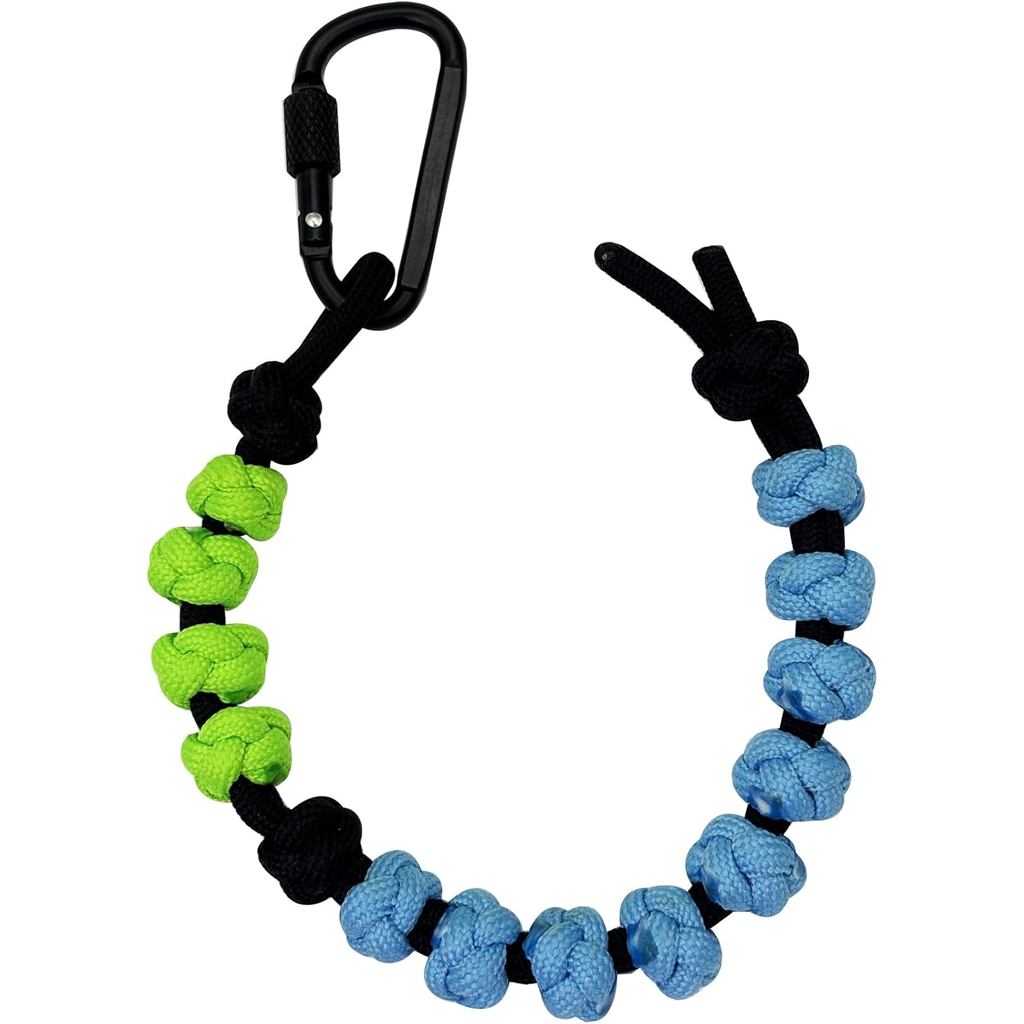 Contador de Passos DAOSUN Paracord Ranger Beads, Contador Manual Trançado para Natação, Pulseira Leve para Contar Tacada