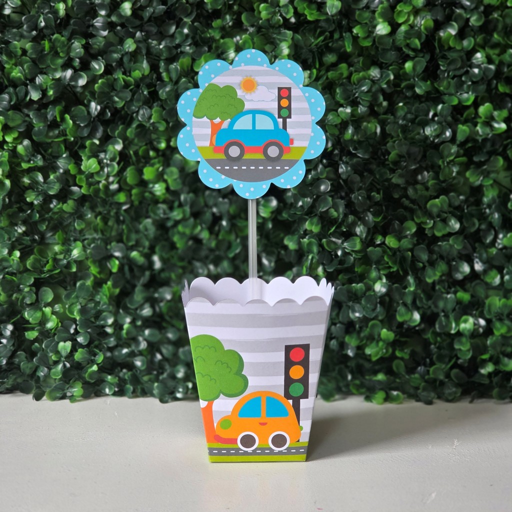 Centros de mesa CARRINHOS festa infantis lembrancinhas de aniversario mimo decoração personalizados tema