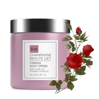 Creme Corporal Firmador e Lifting Champagne com Complexo Firmador Luxe-Lift, Creme Hidratante Antienvelhecimento para a 