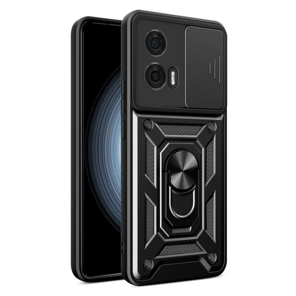 Capa Capinha Shield Full Proteção C/ Suporte e proteção da Camera Para Motorola 