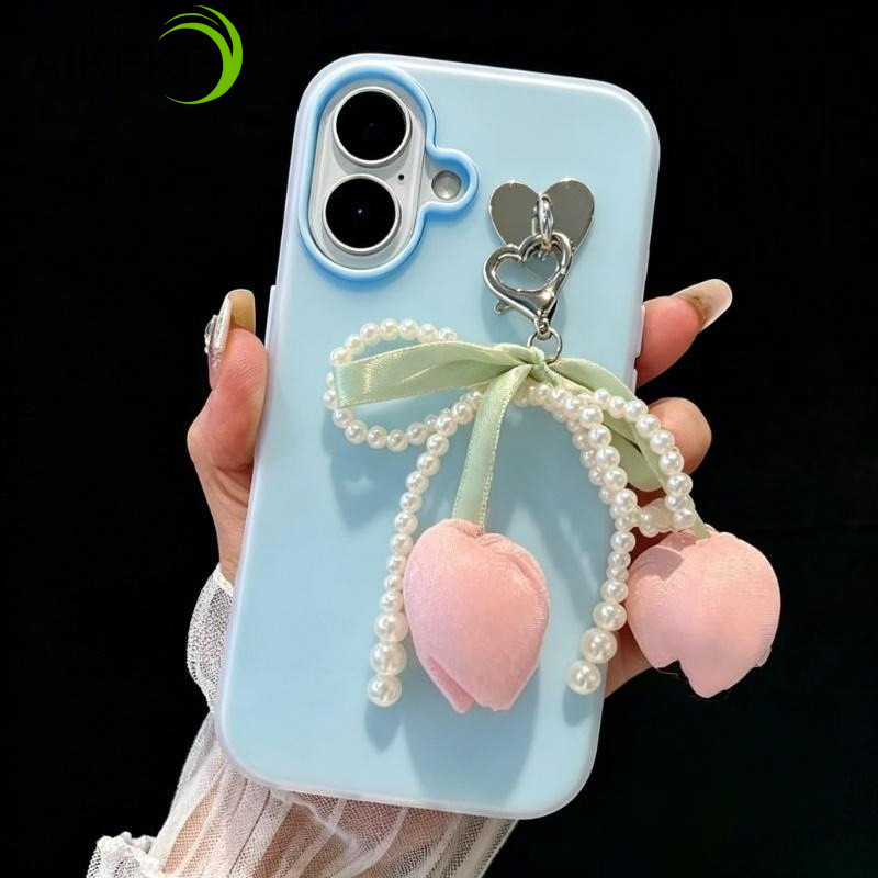 Nova Capa De Telefone 3D Pearl Tulip Para Samsung Galaxy A17 A33 A32 A31 A30S A30 A26 A25 A24 A23 A22 A21S A20S A20 A16 