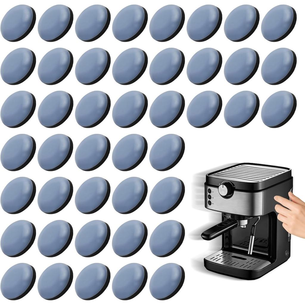 44 Peças de Deslizadores para Eletrodomésticos de Cozinha, Deslizadores Autoadesivos Pequenos de 20mm para Bancadas, Ute