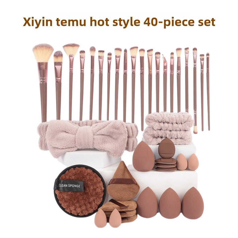 Ferramentas de beleza conjunto grande maquiagem beleza ovo rosto lavagem pincel de maquiagem